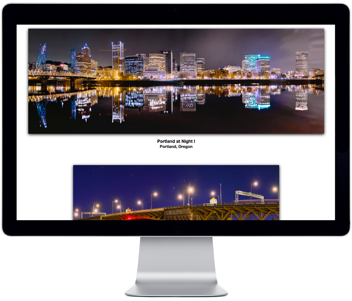 Screenshot of portfolio NW Panorama